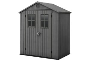 Keter Darwin 6x4 Garden Shed - Grey (1.9 x 1.2m)