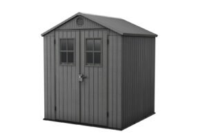 Keter Darwin 6x6 Garden Shed - Grey (1.9 x 1.8m)