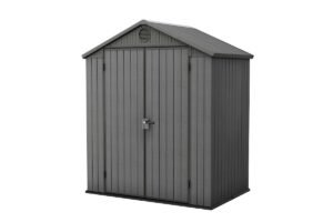 Keter Darwin 6x4 Garden Shed - Grey  (1.9 x 1.2m)
